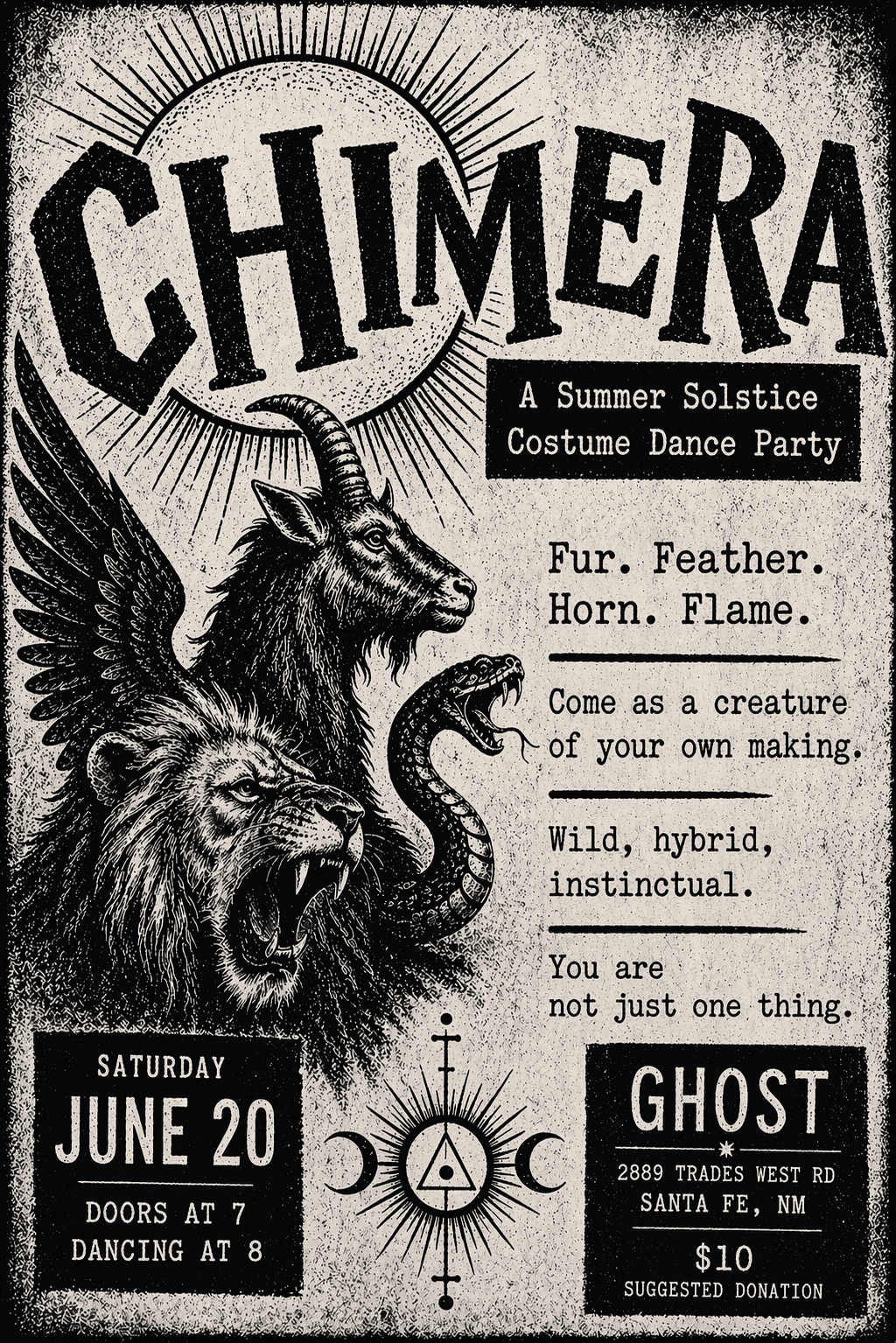 Flyer for CHIMERA